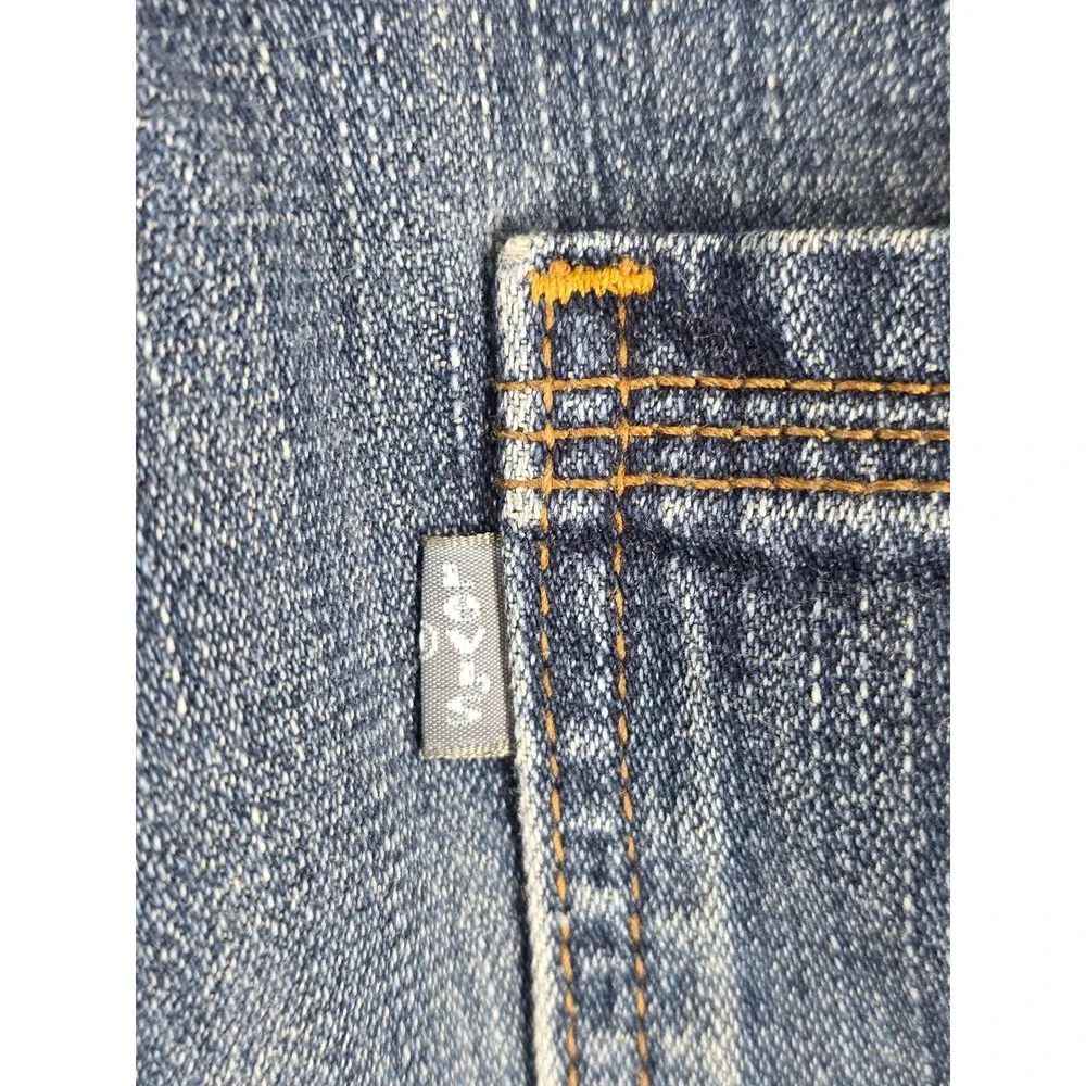Levis SilverTab Carpenter Jeans Mens 30 Blue Denim Loose Distressed Destroyed